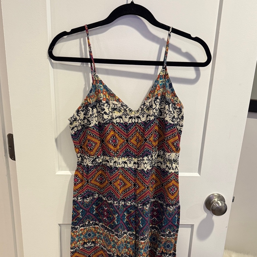 Multicolor Bohemian jump suit